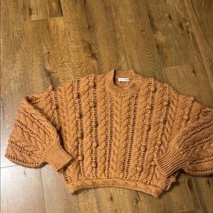 Ulla Johnson Chunky Knit Orange Sweater